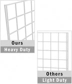 7RiversART Grid Wall Commercial Grade Gridwall Panels – Heavy Duty Grid Panel for Any Retail Display Wall Grid 2' Width x 6' Height, White (Pack of 1) Easily Portable