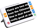 5 Inch Low Vision Aids, Electronic Auto Focus Reading Aid Simplified Buttons Digital Video Magnifier for The Visually Impaired, Low Vision, Color Blindness, Amblyopia