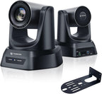 TONGVEO PTZ Camera AI Auto Tracking 12X Optical Zoom Conference Room Camera Wide View HDMI/USB3.0 60fps 1080P Video Conference for Church Worship Meeting Online Learn with Zoom YouTube OBS and More