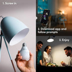 LIFX Starter Kit, (2) Smart Color 800 Lumen Bulbs, (1) Smart Switch (White) Compatible with Alexa and Google Home