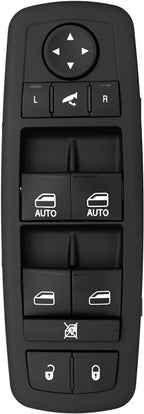 NOVAPARTS 11PINS 56046826AE Driver Side Power Control Window Switch for 2016-2018 Ram 1500 2500 3500 2019-2024 Ram 1500 Classic 56046826AC 56046826AD Front Left (2 Auto, 3+8 pins)
