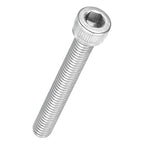 Kozelo 50pcs Socket Head Cap Screws - [M6-1 x 45mm] 304 Stainless Steel Allen Socket Drive for Electrical Motor 3D Printing Fan Engine Replacement Use, Silver