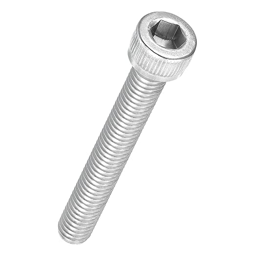 Kozelo 20pcs Socket Head Cap Screws - [M6-0.75 x 45mm] 304 Stainless Steel Allen Socket Drive for Electrical Motor 3D Printing Fan Engine Replacement Use, Silver