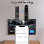 SofaBaton U2 Universal Remote with Backlit Button and Upgraded Scroll Wheel, All in One Universal Remote Control with App Control, Custom Macros for Smart TVs,Sound Bar, DVD/Blu-ray Players and More