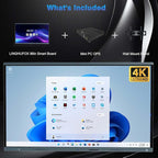 LINGHUFOX Smart Board, 86” Digital whiteboard with Windows 11 Pro 13th i7 16+256G & Android 13, Built-in AI Camera and 8 Mics-4K Touchscreen Interactive Whiteboard for Classroom Office Home