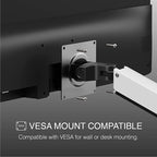 Packard Bell airFrame 27" FHD Monitors + Wireless Keyboard & Mouse, VESA Mount Compatible, HDMI/VGA, Tilt, Slim Bezel, for Home, Office, Light Gaming – 2 Pack