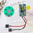 fosa 4 Minutes DIY Greeting Card Chip Music Sound Voice Recording Module Device Chip Recordable Sound Chip for Christmas Cards, Holiday Creative Gift Boxes, Jewelry Boxes, Crafts, Children's Toys