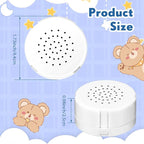 Handepo 6 Pcs White Sound Recorder Voice Recorder Music for Stuffed Animal Toy Recording Device Recordable Sound Module, Record Messages for Plush Toy Doll Stuffed Bear Pillow(60 Seconds)