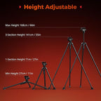 SmallRig x Potato Jet Tribex Carbon II Hydraulic Carbon Fiber Tripod, Fast Extend Camera Video Tripod with 4-Step Counterbalance Fluid Head,Weight 8.3lbs,Load up to 13.2lbs - 5755