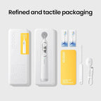 Soocas NEOS II - Electric Toothbrush with Water Flosser, Sonic Electric Toothbrush for Adults, Cordless Water Flosser for Travel, Portable Oral Irrigator, Up to 100% Plaque Removal, Pearl White
