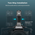 SmallRig Quick Release Top Handle with Quick Release Slider, Two-Way Smooth Installation, Ergonomic Design, 15kg Max. Load, Built-in Multiple Mounting Points, HawkLock H21-4483