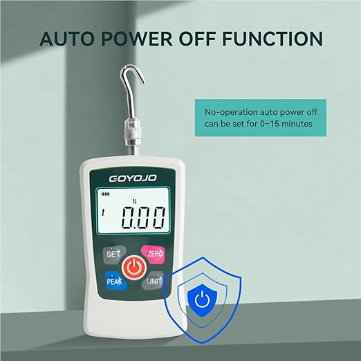 500N Digital Force Gauge High-Precision Trigger Pull Gauge for Tension & Compression Testing (N, kg, lb, oz) Push-Pull Meter with Real-Time/Peak/First Peak Modesfor Quality Control & Material Testing
