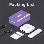 Android 14 TV Box 2025, LEFFOT M1 Plus 4K Ultra HD Streaming Device for TV, 2GB RAM + 16GB ROM, Smart TV Box with Google Assistant Voice Remote, HDR 10, 2.4G & 5G WiFi 6, BT 5.4, RK3528 Quad-Core A53