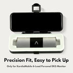 ClaspVital Hard Shell Case Only for KardiaMobile 6L & 6L MAX Heart EKG Monitor, Waterproof & Scratch-Resistant Kardia Mobile 6L Case, Easy to Carry