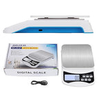 Digital Lab Scale 5000g x 0.1g LCD Display Analytical Balance Jewelry Scale with Charging Precision Electronic Scale Scientific Scale 0.1g Accuracy for Laboratory Kitchen Measurement