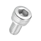 Kozelo 50pcs Socket Head Cap Screws - [M5-0.8 x 8mm] 304 Stainless Steel Allen Socket Drive for Electrical Motor 3D Printing Fan Engine Replacement Use, Silver