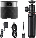 PANOCORE360 All-in-One Meeting Camera - 360° Conference Cam for PC Mac, Speaker & Mic Array, Auto Speaker Focus, 1080P Output, AI Voice Isolation, Local Recording,Compatible with Webex/Zoom/Teams/Meet