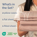 Full XL Bed Sheet Set - 4 Piece Extra Long Extended Full XL Sheets - Soft, Breathable & Cooling - Fits 8" to 16" Mattress with Deep Pockets - 54" x 80" - Easy-Fit, Wrinkle and Fade Resistant - Mauve