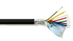 KWANGIL 8C 20AWG AMSB Shielded Cable Wire (UL2464) - Highly Flexible Str TC, PVC Ins, OS+TC BRD, PVC JKT for CNC Machine, Stepper Motor, VFD Spindle (Matte Black 100FT)