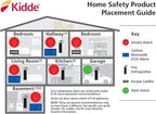 Kidde Carbon Monoxide Detector with 10-Year Battery, Digital Display, 3 LEDs, Replacement Indicator, Peak Level Memory, 2 Pack