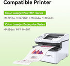 swiss toner 414X Toner Cartridges 4 Pack with Chip Compatible for HP 414X 414A Toner Replacement for HP Color LaserJet Pro MFP M479fdw M479fdn M479dw Pro M454dw M454dn M479 M454 M480f W2020X (BCMY)