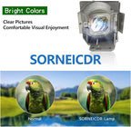 SORNEICDR 5J.J7L05.001/5J.J9H05.001/5J.JAH05.001/MC.JKY11.001/5J.JCL05.001 Projector Lamp Bulb Compatible with Benq W1070 W1070+ HT1075 W1080ST W1080ST+ MH630 MH680 HT1085ST W1070+W W108ST Projectors