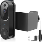 Anti-Theft Doorbell Mount No Drill Compatible with Orbitell Video Doorbell, Adjustable Mounting Bracket Holder Accessories for Apartment Rentals, Enhanced Protection Doorbell Mount Bracket