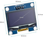 Hosyond 5 Pcs 1.3 Inch IIC I2C OLED Display Module 128x64 Pixel SH1106 Screen Module Compatible with Arduino/Raspberry Pi (Blue)