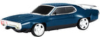 Retro Car Bluetooth Speaker with HD Stereo Sound, TWS Pairing, LED Party Lights, Built-in Microphone, Portable Wireless American Vintage-Style Bluetooth Speaker for Home, Office & Outdoor (Blue)
