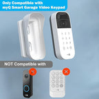 Swivel Mount for myQ Smart Garage Video Keypad ,Angle Adjustable(40 to 140 ) Degree Mounting Bracket for myQ ,Easy to Install (Video Keypad is NOT Included