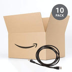 Amazon Basics RJ45 Cat-6 Ethernet Patch Internet Cable - 5 Foot (1.5 Meters), 16 Pack of 10, 160 Count Total, Black