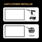 250 Inch Extra Large Projector Screen | Cinema-Grade Huge Movie Screen for Outdoor Use — Perfect for Backyard, Events, Church, School, Corporate by IOLIEO