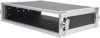 Sound Town 2U PA/DJ Rack/Road Case, 2-Space, with 16” Rackable Depth, Plywood, Metal Ball Corners - Pro Tour Grade (STRC-2U)