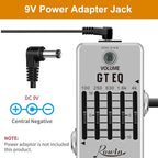 Rowin Guitar Equalize Effect Pedal EQ Add or Take Away Specific Bands Tune Parameters of Sound