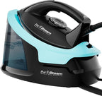 Pursteam Steam Station Max Ceramic Soleplate Steam Iron for Clothes 1500W, 50.7oz Removable Water Tank, Fast Heat Up Self-Clean, Auto Shut-Off, Professional Iron Steamer for Ironing