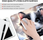 Cute Cat Square Mouse pad, Texture, Waterproof, Anti Slip Rubber Base, Computer Mouse pad, Laptop Mouse pad