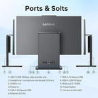 Lenovo IdeaCentre I All-in-One PC, 24" FHD 100Hz Touchscreen Display, Intel Core i5-13420H, 16GB DDR5 RAM, 1TB SSD, Wi-Fi 6, Win 11 Pro, Wireless KB & M, Business Integrated Desktop Computer, Black