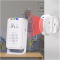 Bed Alarm for Elderly Adults Wireless，Bed Sensor Alarm and Fall Prevention for Elderly/Dementia Patients and More,Caregiver Pager/ Motion Sensor Alert with Vibration【 Newly Upgraded】
