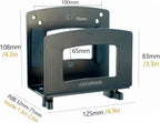 Monzlteck Adjustable Small Device Wall Mount Or VESA Mount Behind The Monitor |Design for Streaming Media Player, Switch, WII,Cable Boxes, Modems,Router,Power,mini pc,Mac mini,OptiPlex MFF and More
