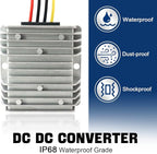18V to 12V Step Down Converter 18V/24V/36V to 12V 15A 180W DC Buck Converter for Power Wheels RC Toys & Golf Cart VoltageRegulator with Overheat/Short-Circuit Protection