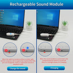 Sound Module Voice Chip,16MB Push Button Control Activated MP3 Audio Box for Gift Box,Crafts, Christmas,New Year Greeting Gifts Cards Box Support USB Download Music with Speaker.