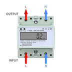 ANKROYU DDS546 Single Phase Energy Meter, Rail Digital Electric Consumption Meter, Anti Impact Residential Energy Meter for Energy Consumption Measurement