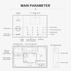 PGST Home Alarm System with T21W HD 5MP Security Camera,Wireless Home Security System with Door Alarm Sensor,Motion Detector,SOS Button,APP Instant Alerts for Villa,Apartment,Kids Safety,Pets