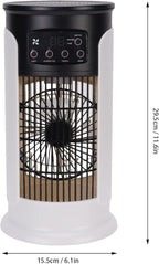 JTLB Portable Air Conditioner Fan Quiet 3 in 1 with 6 Fan Speeds Evaporative Air Cooler for Desktop, USB, 8H Timer, Cooling, Humidification,