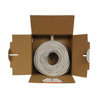 NavePoint 500ft in Wall Audio Speaker Cable Wire CL2 16/2 AWG Gauge 2 Conductor Bulk White