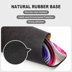Love Flower Square Mouse pad, Texture, Waterproof, Anti Slip Rubber Base, Computer Mouse pad, Laptop Mouse pad