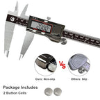 KETOTEK Digital Caliper, 12 Inch/300mm Vernier Caliper Measuring Tool with Stainless Steel, IP54 Splash Proof, Electronic Micrometer LCD Screen Auto-Off, Inch/Millimeter Conversion for 3D Printing