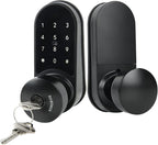 JESSTTI Electronic Door Lock with Touchscreens,Door Locks for Front Door, Electronic Door Knob with/IC Card/Password/Key,Digital Door Lock with Keypad