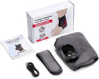 Foot and Ankle Massager for Pain Relief, Ankle Heating Pad Foot Renew Triple Method Massager Rechargeable Cordless Design with 6 Heating 3 Massage Modes & Timer