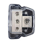 3 Way Amplifier Sub Speaker Audio Distribution Block 0 Gauge /4 Gauge in 4 GA / 8GA Wire Out Connecting Blocks 1PCS